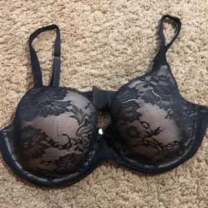 Body by Victoria Demi black lace bra